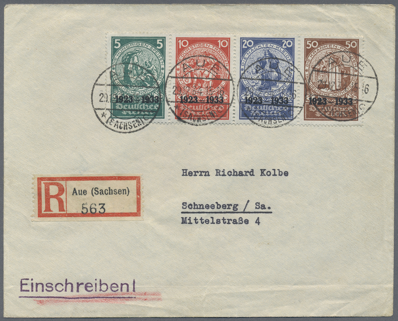 O/Br/** Deutsches Reich - 3. Reich: 1933/1945, Sauber Gestempelte Sammlung Im Lindner-Ringbinder, Streckenwe - Ongebruikt