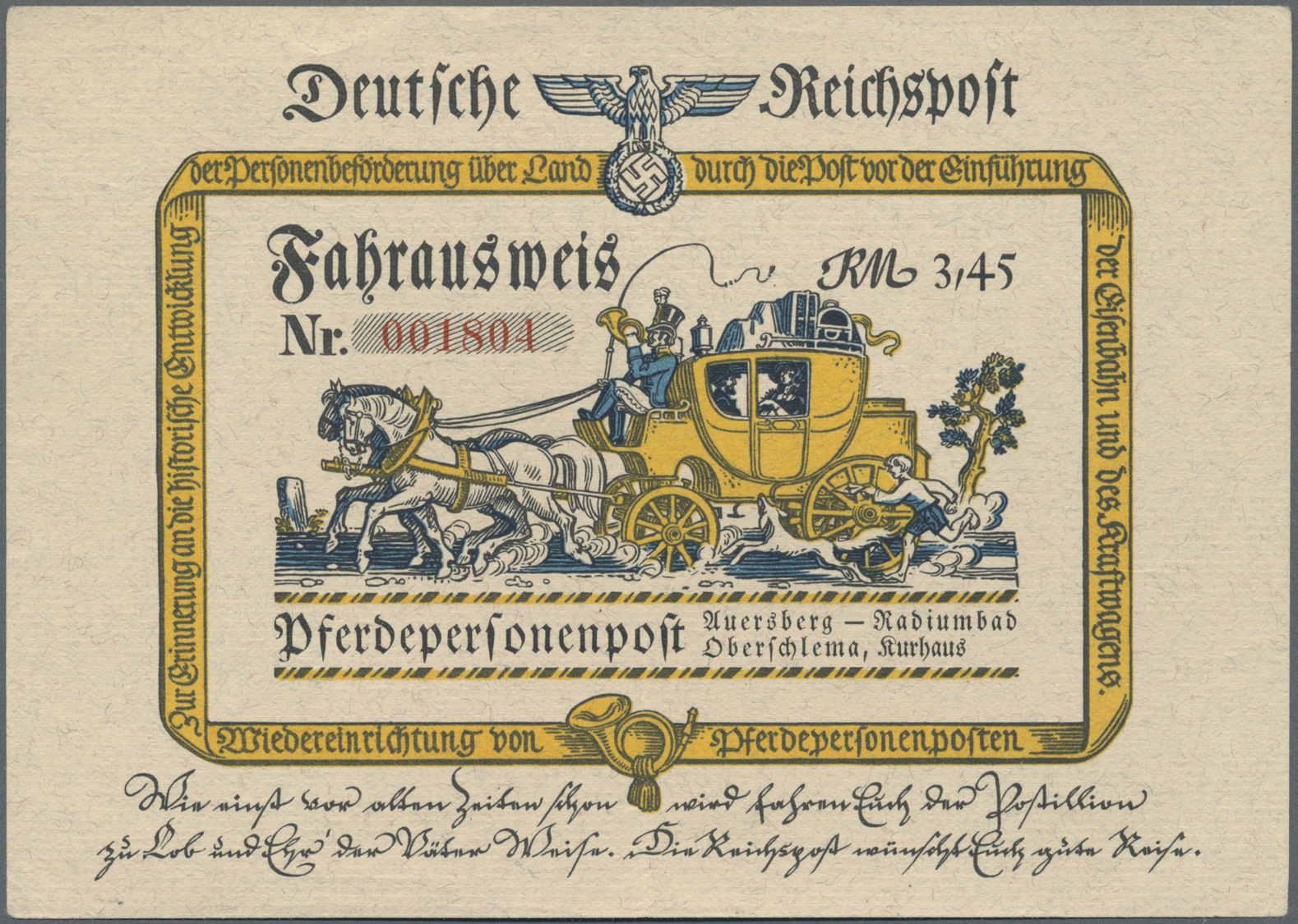 Br/GA Deutsches Reich - 3. Reich: 1933/1945, Vielseitige Partie Von Ca. 120 Briefen Und Karten, Eine Nette - Ongebruikt