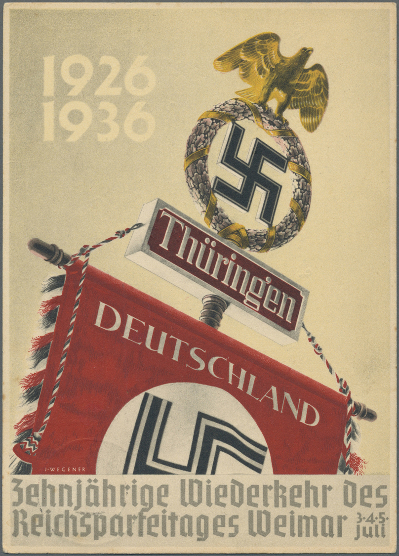 Br/GA Deutsches Reich - 3. Reich: 1933/1945, Vielseitige Partie Von Ca. 120 Briefen Und Karten, Eine Nette - Ongebruikt