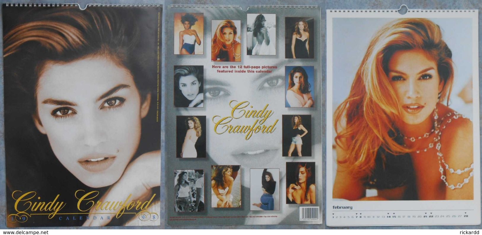 Calendar: Cindy Crawford 1998 - Big : 1991-00