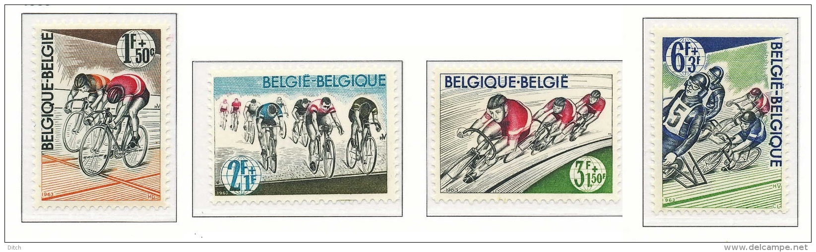 D- [1255/58] Belgique 1963, Sports Cyclistes, JO De Tokyo, SNC - Cycling