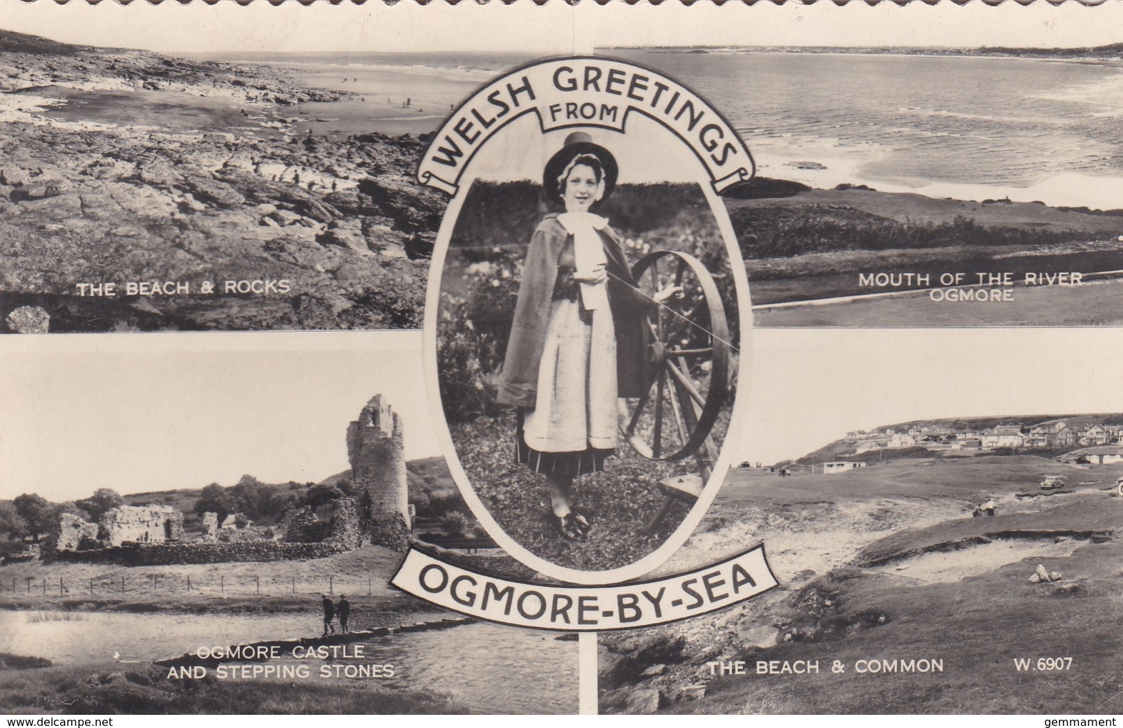 OGMORE BY SEA MULTI VIEW . SLOGAN - Glamorgan