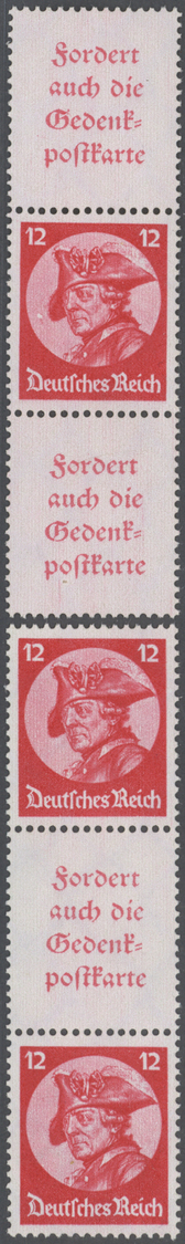 ** Deutsches Reich - Zusammendrucke: 1933/1940, Postfrische Sammlungspartie Mit U.a. Fridericus 1933 Ko - Zusammendrucke