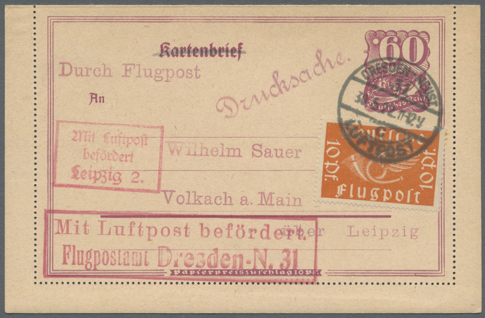 GA Deutsches Reich - Ganzsachen: 1872/1920 (ca.), Ca. 120 Ganzsachen-Umschläge, Kartenbriefe (dabei Vie - Andere & Zonder Classificatie