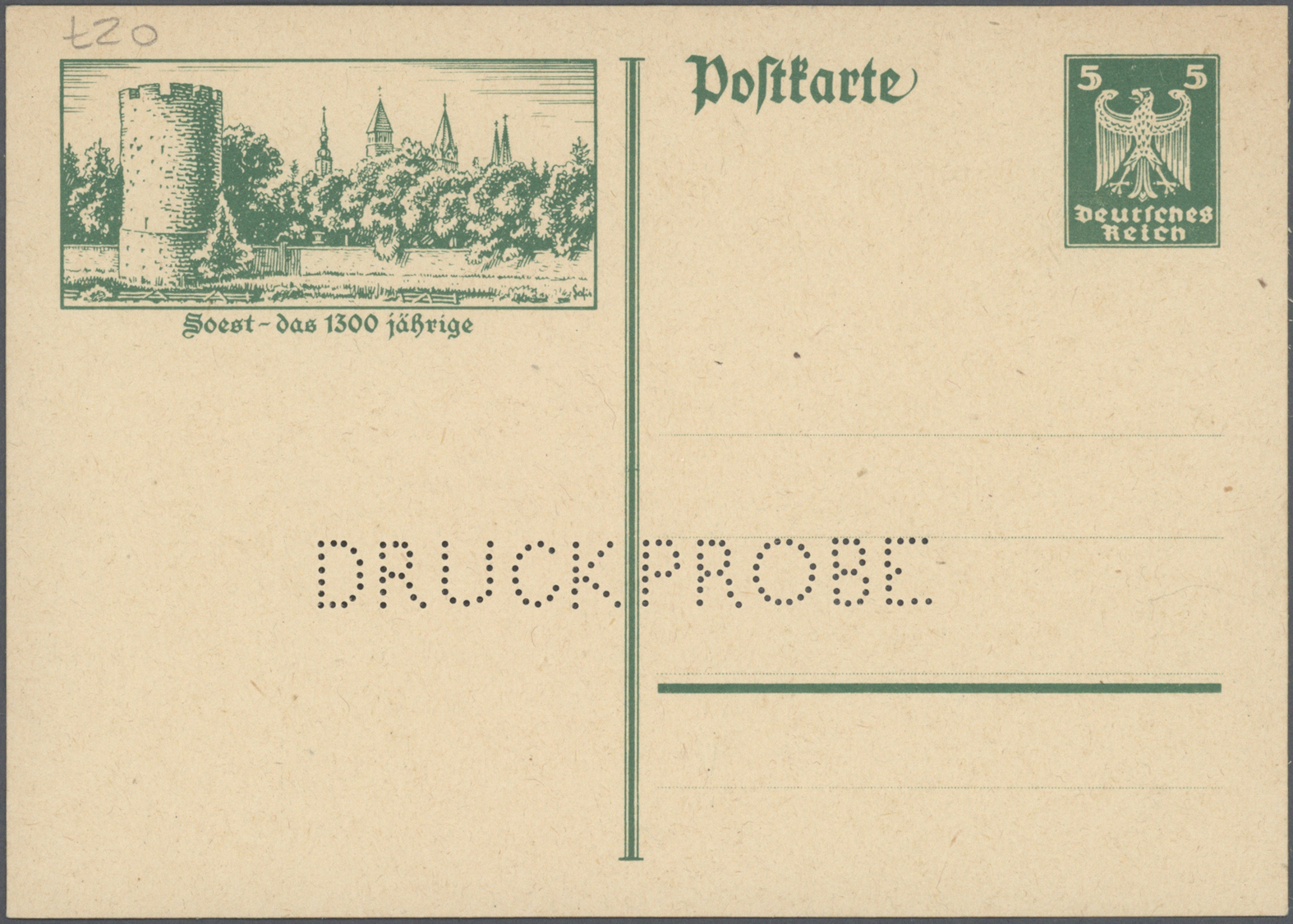 GA Deutsches Reich - Ganzsachen: 1875/1932, Umfangreiche, Ungebrauchte Und Gebrauchte Ganzsachenkarten- - Autres & Non Classés