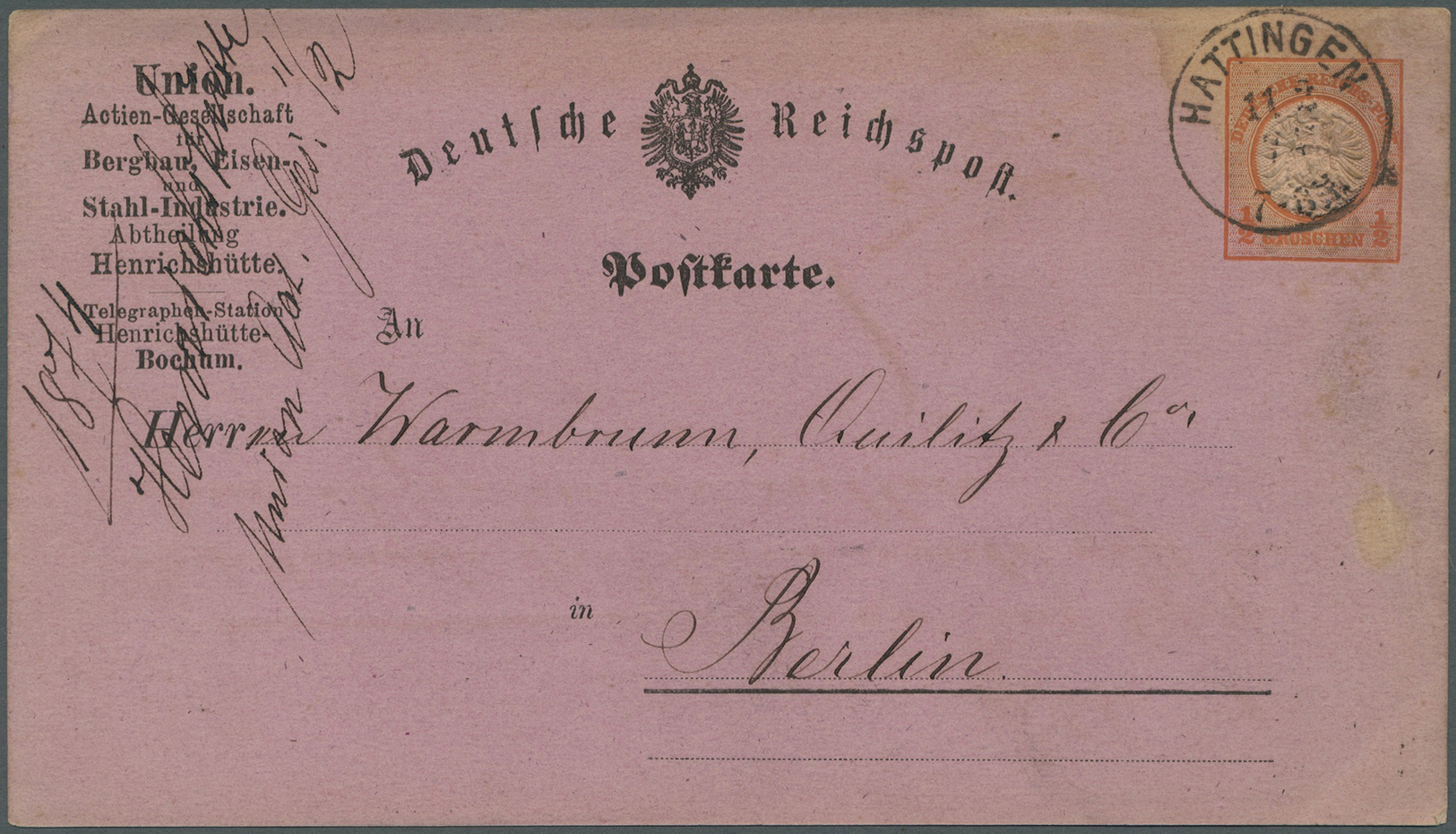 GA Deutsches Reich - Ganzsachen: 1875/1899, Posten Von 331 Privat-Postkarten Aus PP 1 Bis PP 10, Ungebr - Andere & Zonder Classificatie