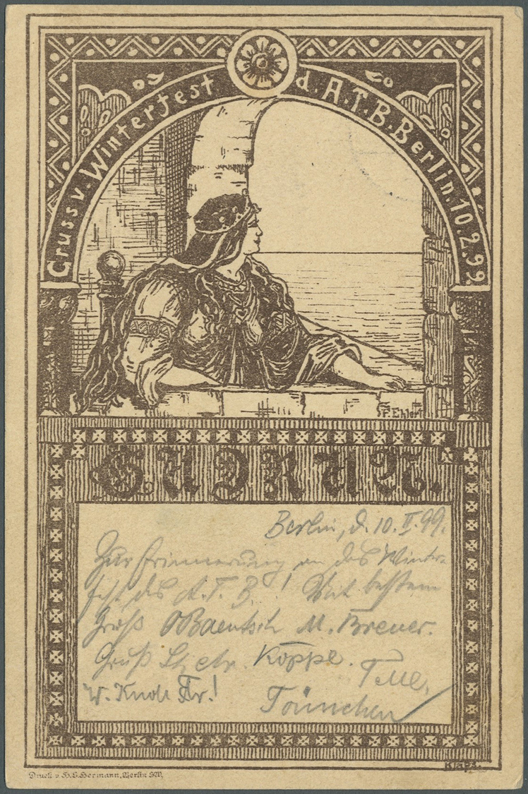 GA Deutsches Reich - Ganzsachen: 1875/1899, Posten von 331 Privat-Postkarten aus PP 1 bis PP 10, ungebr