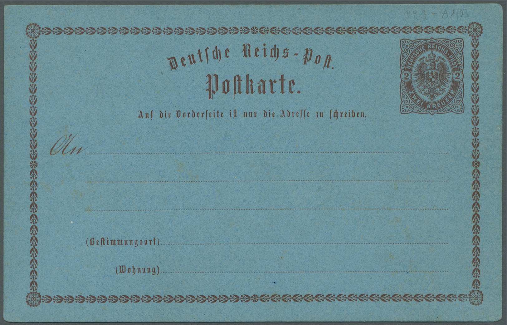 GA Deutsches Reich - Ganzsachen: 1875/1899, Posten von 331 Privat-Postkarten aus PP 1 bis PP 10, ungebr