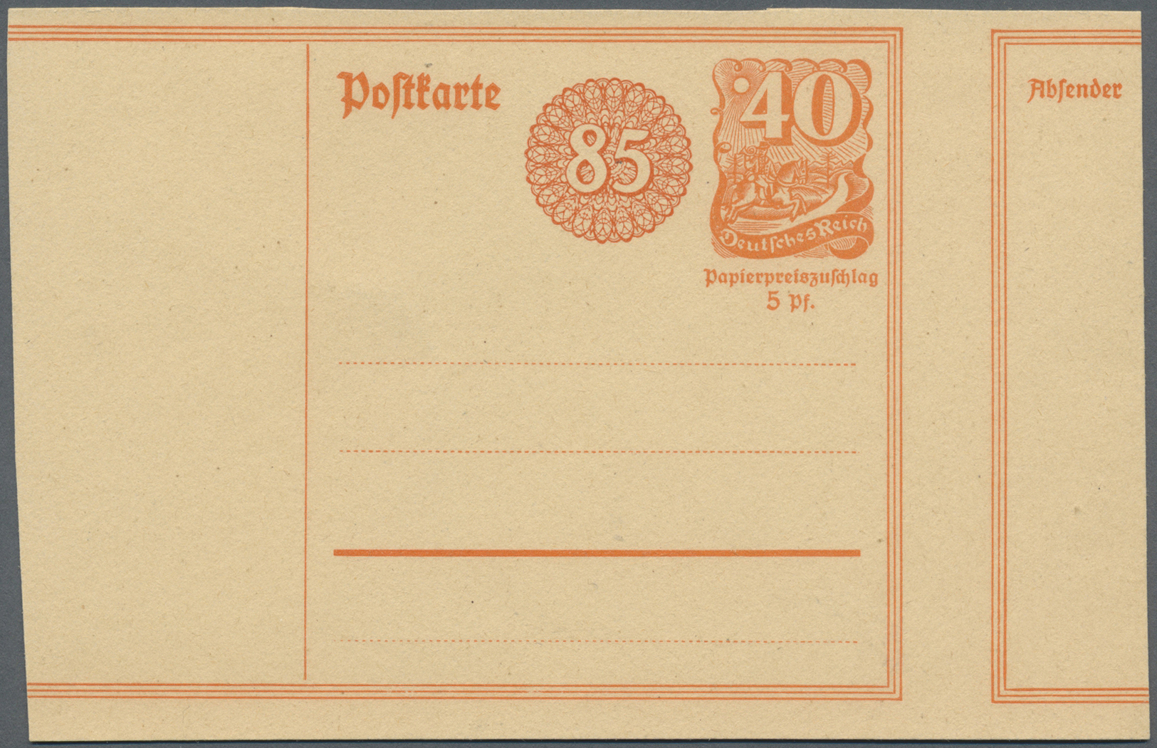 GA Deutsches Reich - Ganzsachen: 1919/1923, 94 Ganzsachen Inflation In Großem Variantenreichtum Mit Vie - Andere & Zonder Classificatie