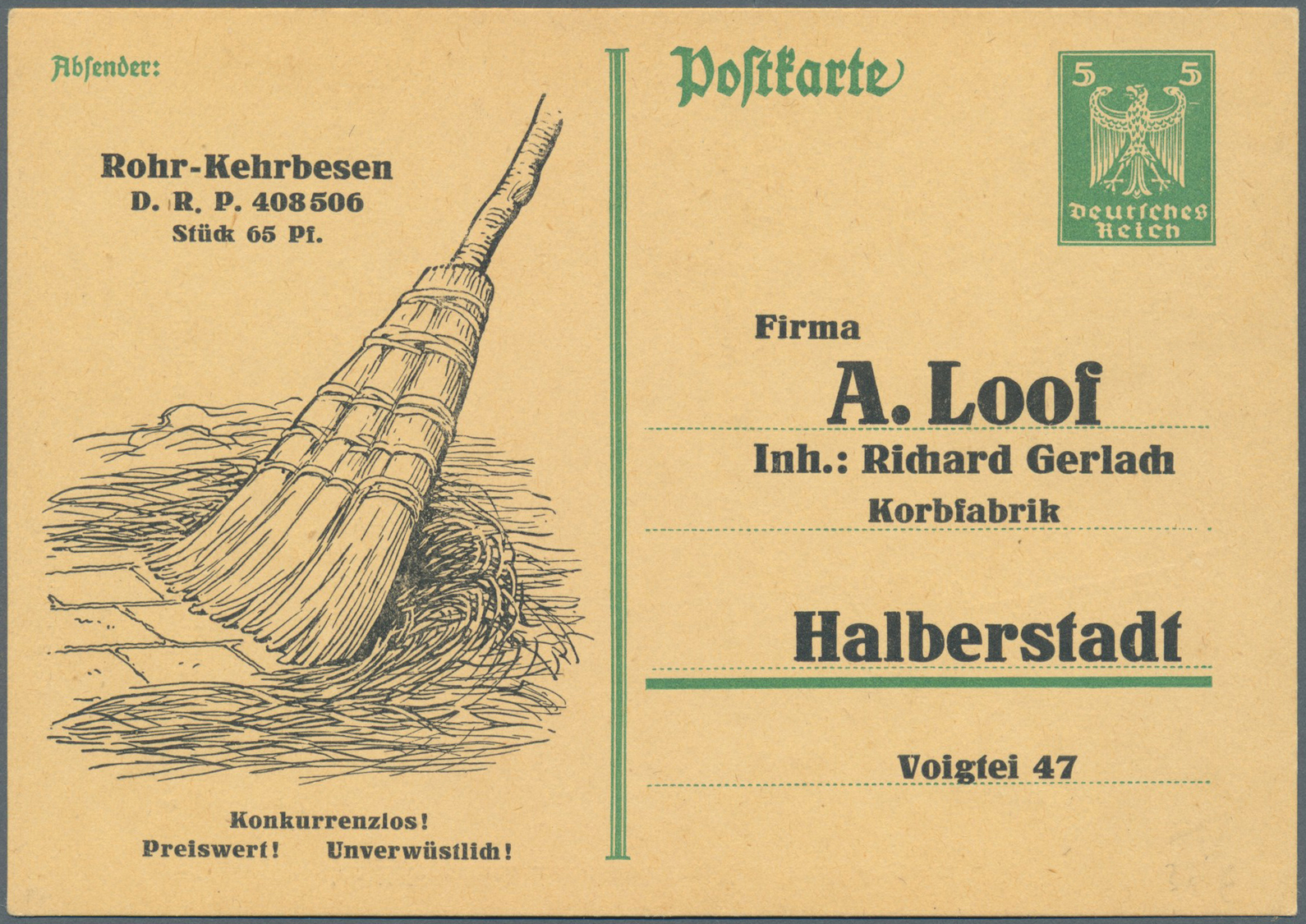 GA Deutsches Reich - Ganzsachen: 1921/1925, Posten von 572 Privat-Postkarten aus PP 50 bis PP 81, ungeb