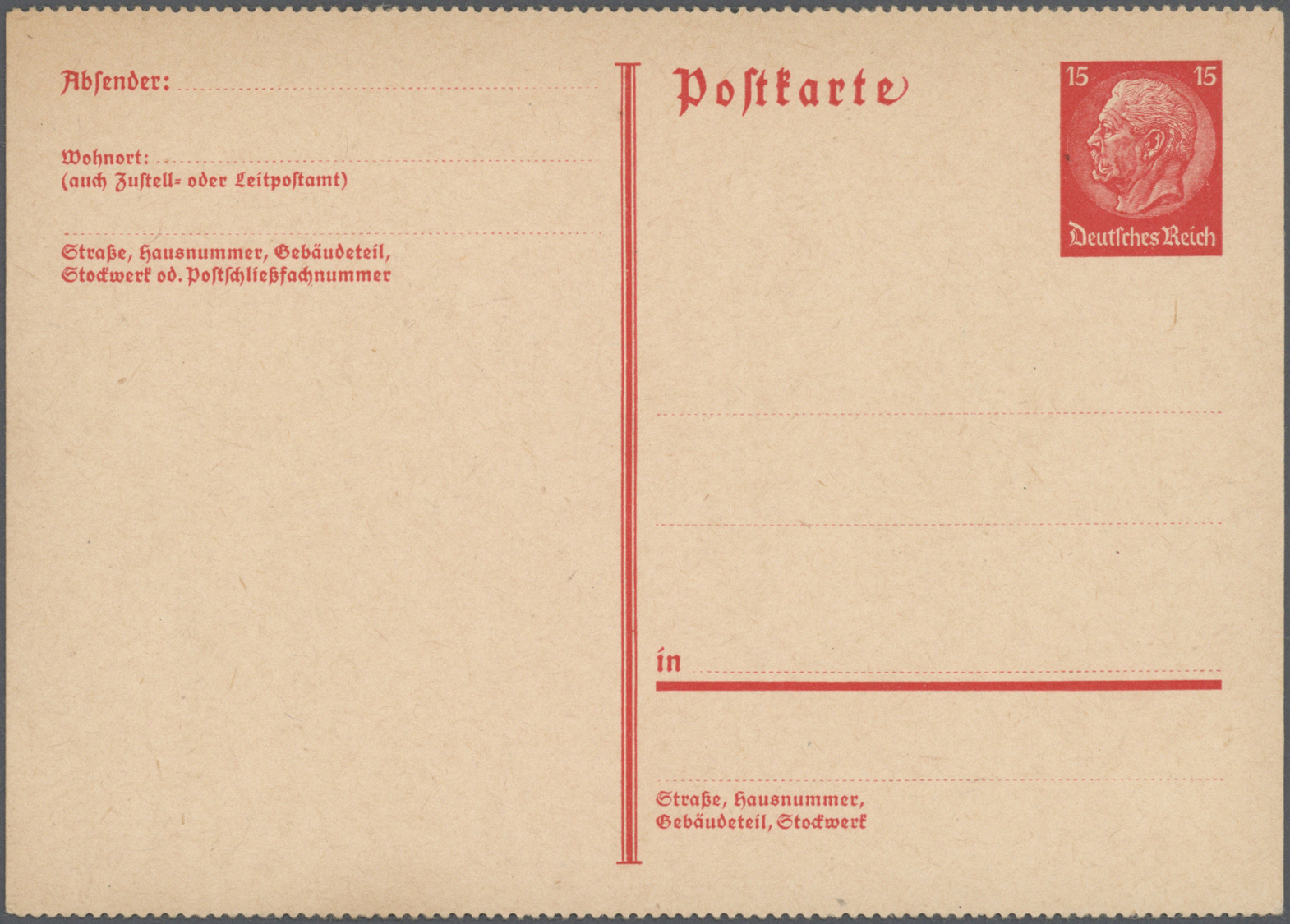 GA Deutsches Reich - Ganzsachen: 1925/1944, Umfangreiche, über Weite Strecken Ungebrauchte Sammlung "Ga - Andere & Zonder Classificatie
