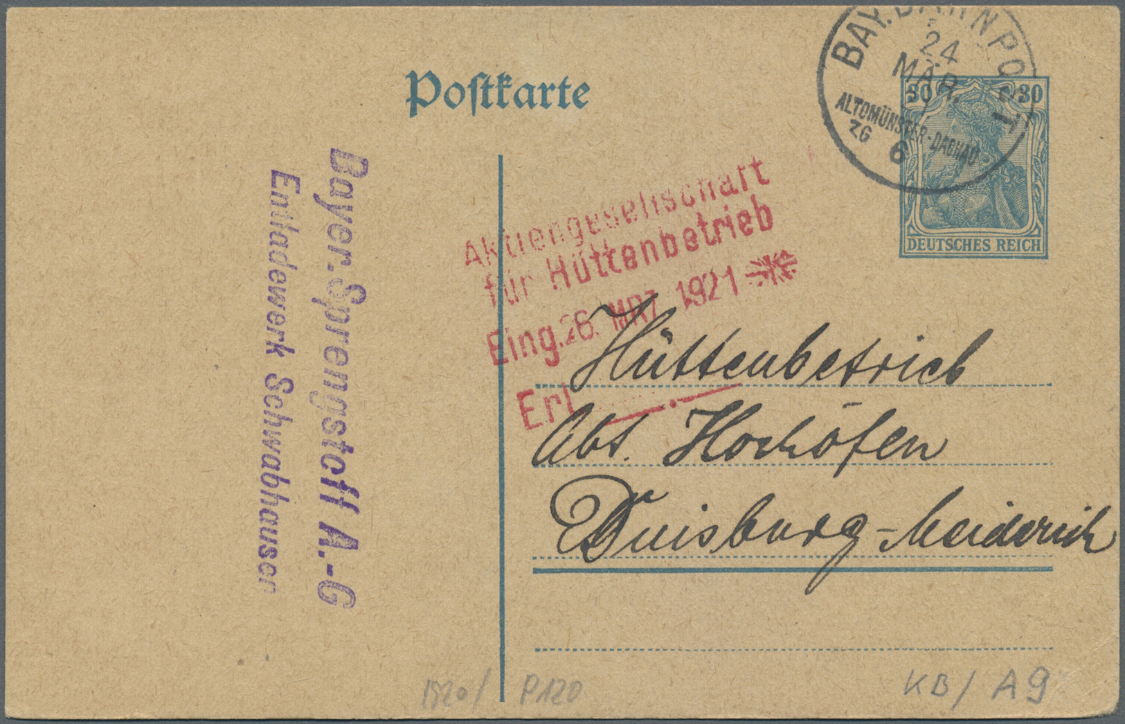 Br/GA/ Deutsches Reich - Bahnpost: 1862/1923, Sammlung Von 165 Belegen Mit Bahnpoststempeln, Meist Bayern U - Andere & Zonder Classificatie