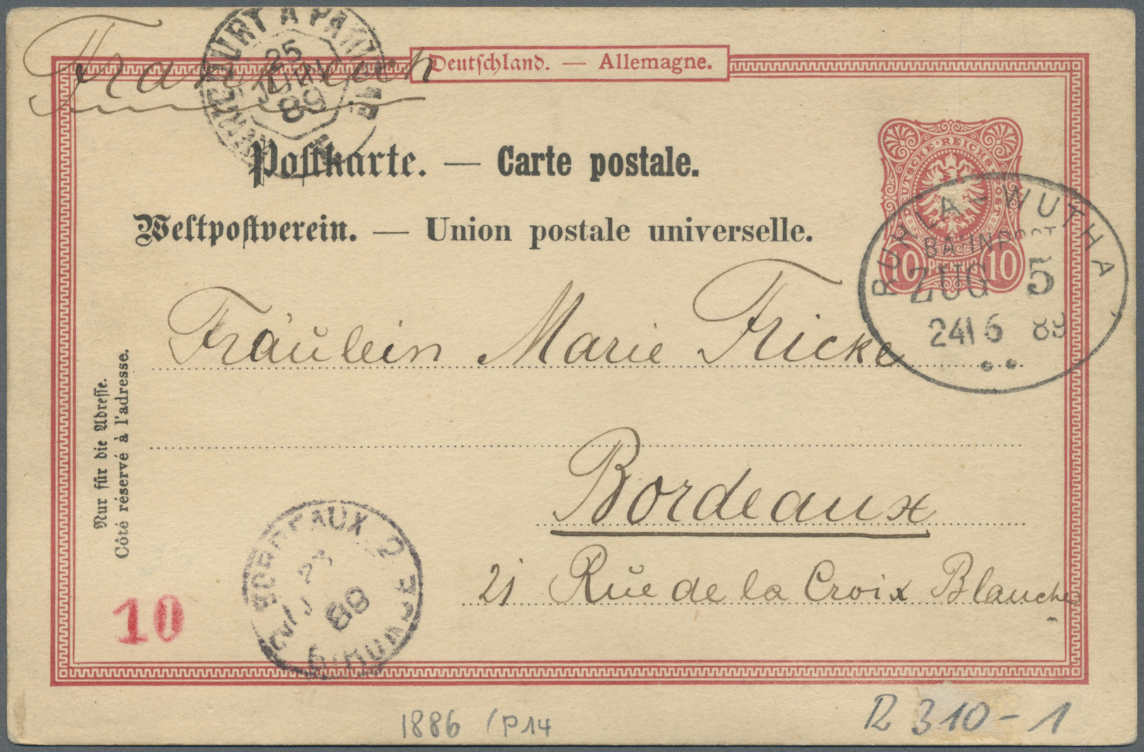 Br/GA Deutsches Reich - Bahnpost: 1872/1921, Sammlung Von über 80 Belegen Mit Dreizeiler U. Ovalstempel (e - Andere & Zonder Classificatie