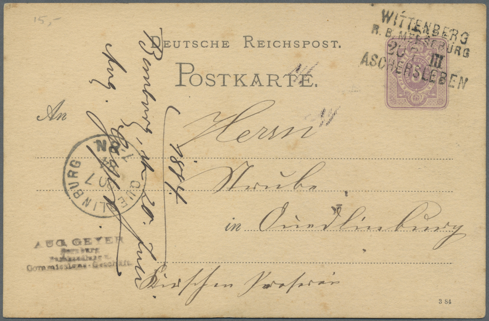 Br/GA Deutsches Reich - Bahnpost: 1872/1889, Sammlung von über 100 Belegen zumeist mit Bahnpost L 3-Stempe