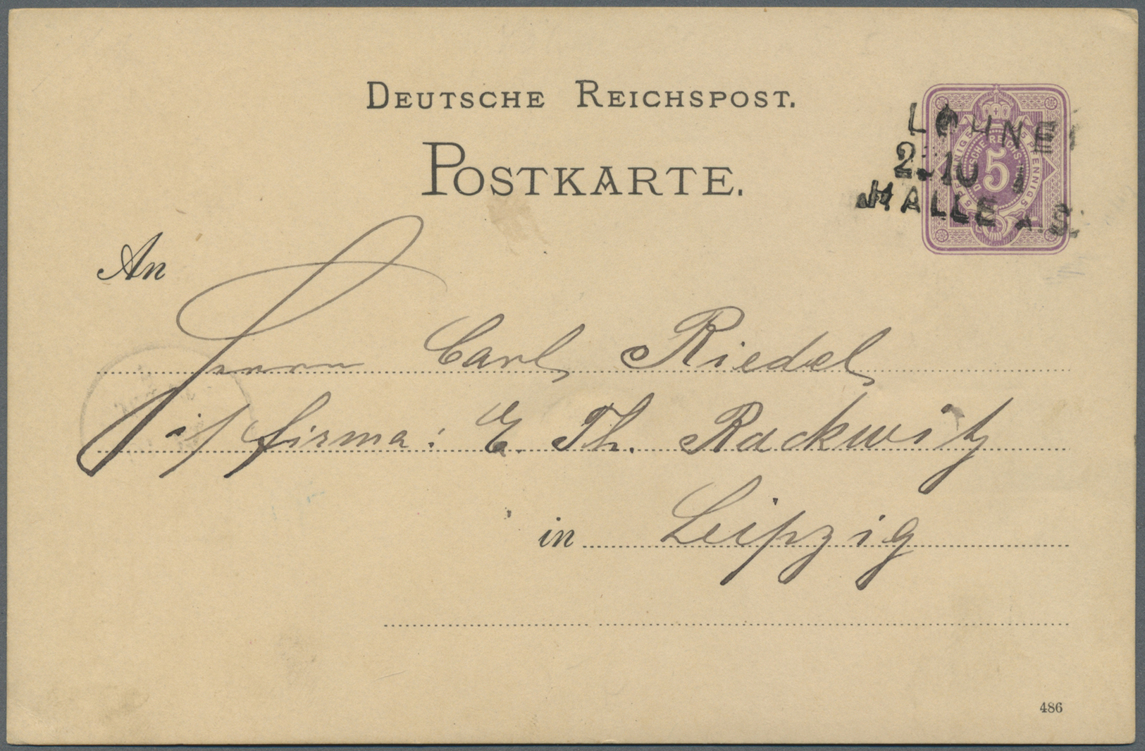 Br/GA Deutsches Reich - Bahnpost: 1872/1889, Sammlung von über 100 Belegen zumeist mit Bahnpost L 3-Stempe