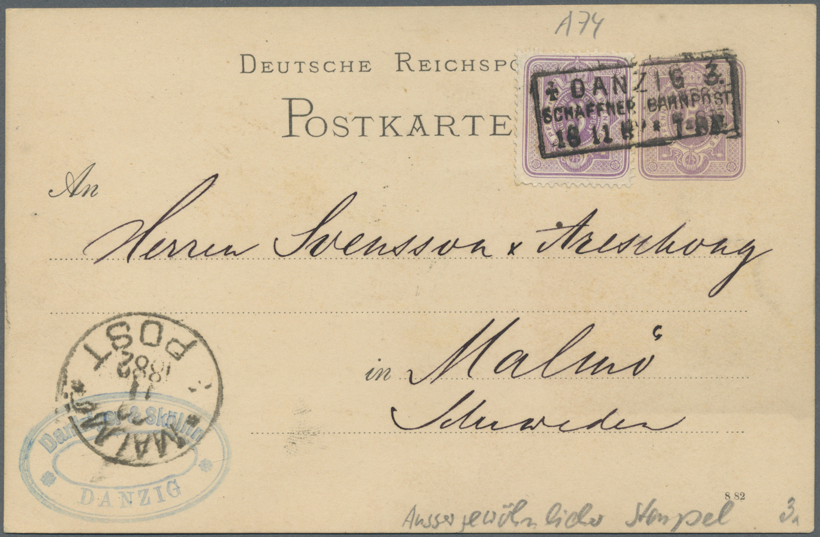 Br/GA Deutsches Reich - Bahnpost: 1874/1952, Sammlung Von Ca 60 Belegen Mit Einigen Bahnpost-Besonderheite - Andere & Zonder Classificatie