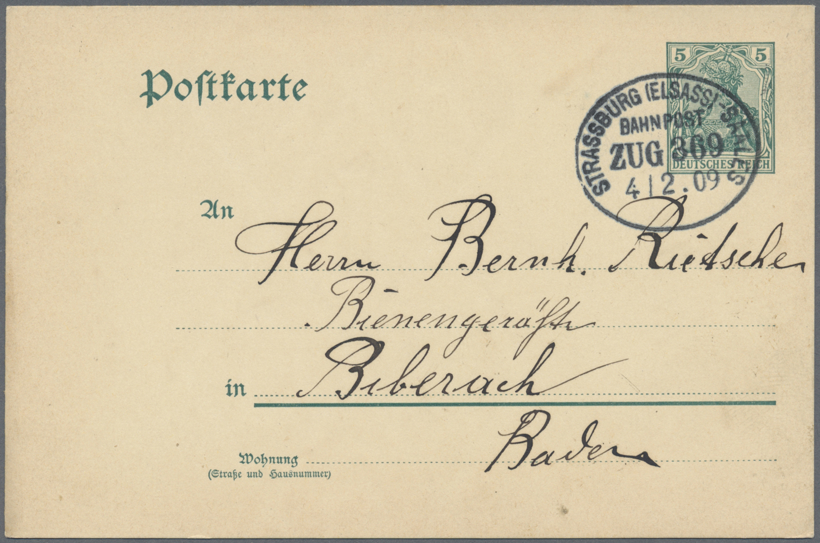/GA Deutsches Reich - Bahnpost: 1889/1916, Sammlung Bahnpost-Ovalstempel Aus Dem Elsaß, Colmar-Metzeral, - Andere & Zonder Classificatie