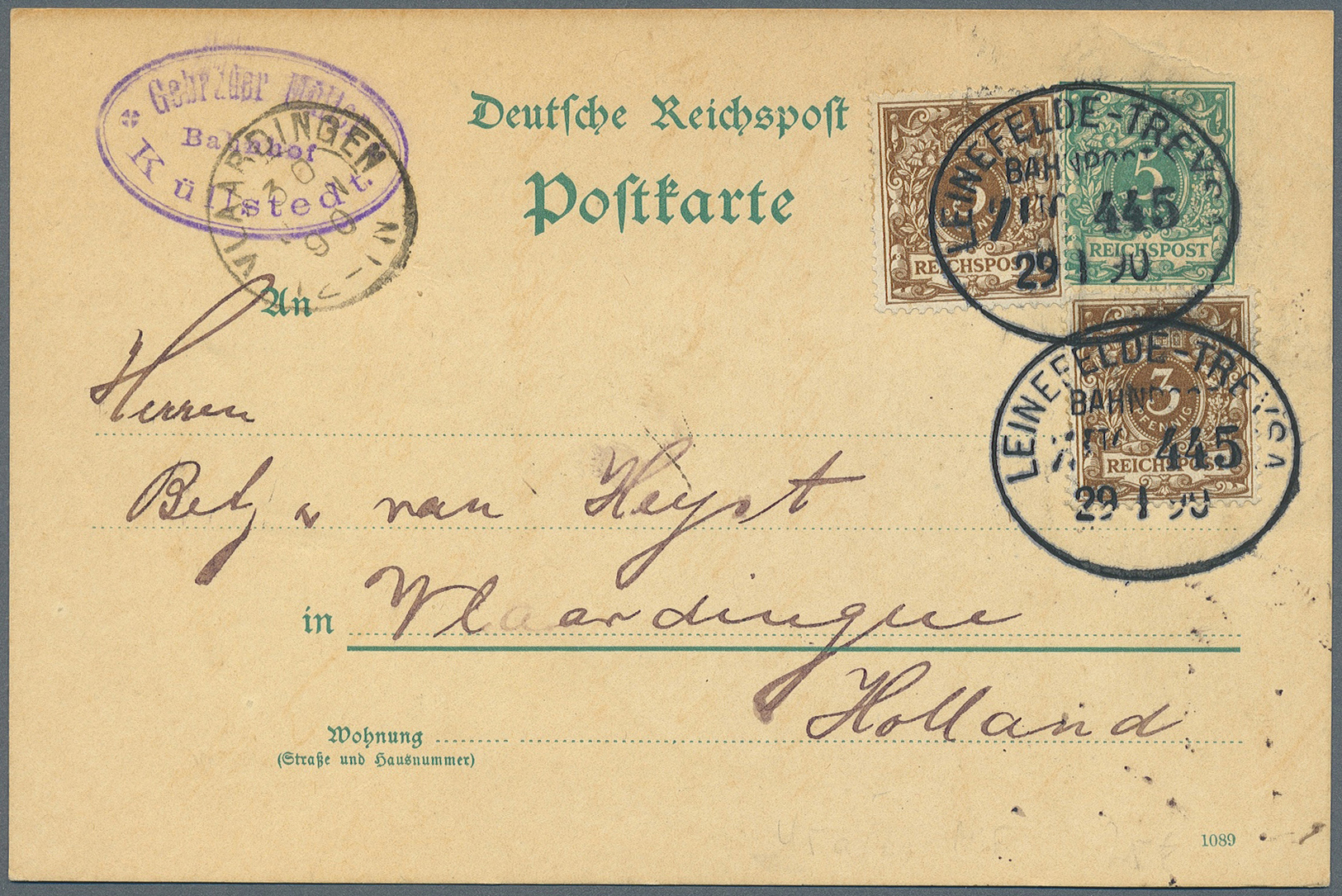 Br Deutsches Reich - Bahnpost: "TREYSA-BAHNPOST", 1898/1977 (ca.), über 60 Briefe Und Belege Von Und Na - Andere & Zonder Classificatie