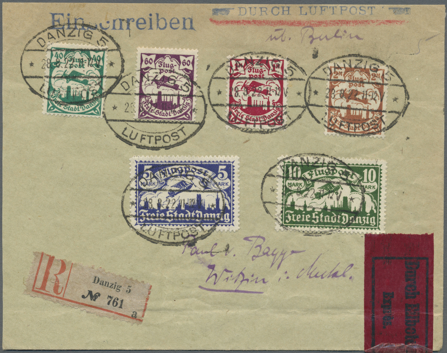 O/*/Br/Brfst Deutsches Reich - Nebengebiete: 1914/1959, Gestempelte Und Ungebrauchte Sammlung Im Alten Vordruckal - Collections