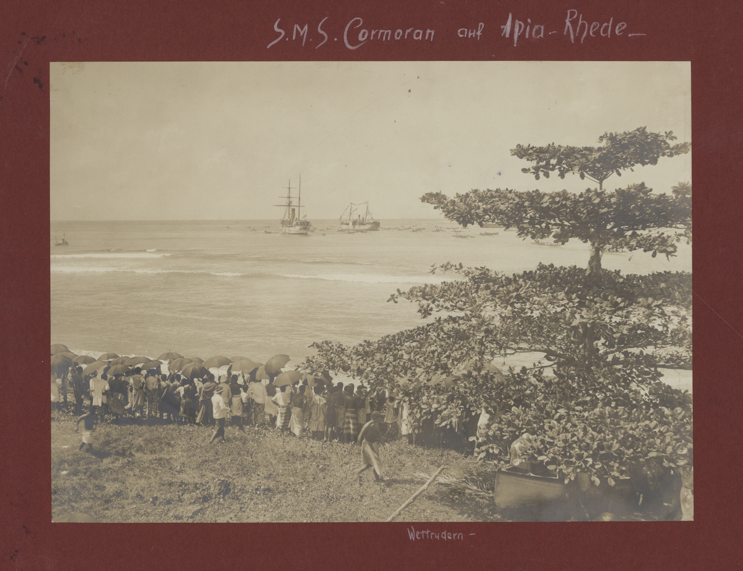 Deutsch-Neuguinea - Besonderheiten:  1909/1910: 2 Fotoalben SMS Cormoran  In Der Südsee, 167 Fotos + - Duits-Nieuw-Guinea