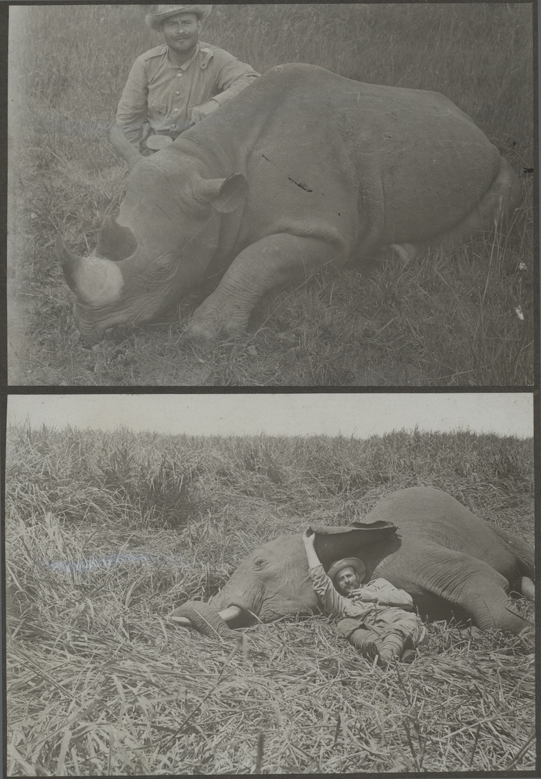 Deutsch-Ostafrika - Besonderheiten:  Fotoalbum Afrikanische Erinnerungen, 33 Fotos Eingeklebt, U.a. - Duits-Oost-Afrika