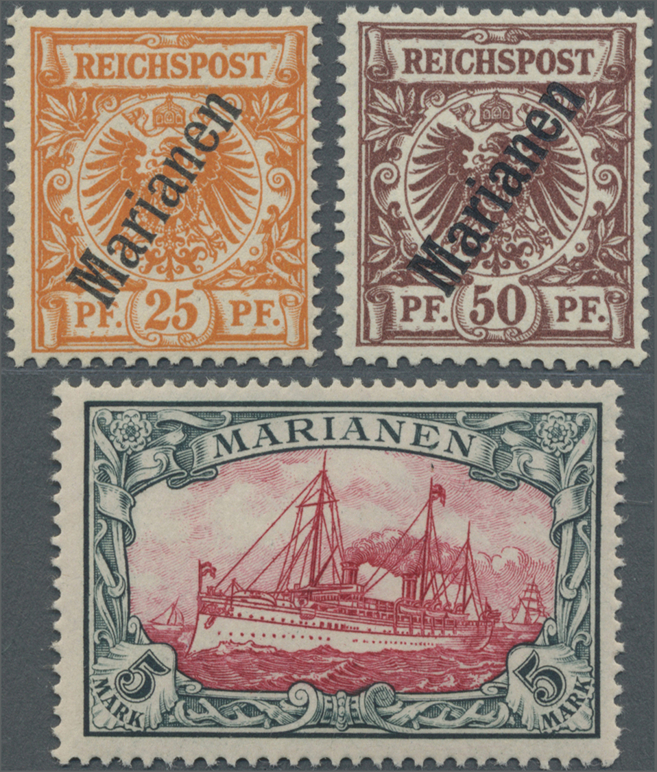 ** Deutsche Kolonien - Marianen: 1899/1919, In Den Hauptnummern Komplette Postfrische Sammlung, Mit Mi. - Marianen