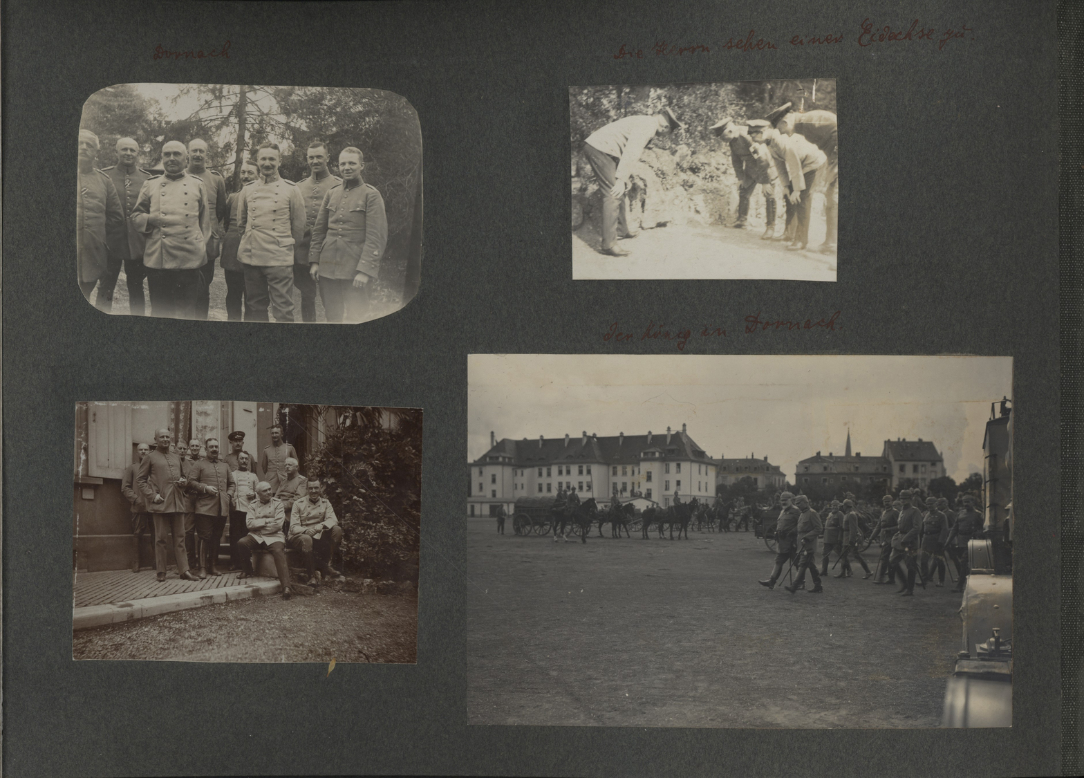 Deutsche Besetzung I. WK: Besonderheiten: 1913/1915: Fotoalbum 1. Weltkrieg   Konrad Wencher Flieger - Bezetting 1914-18