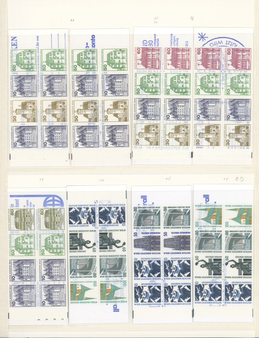 ** Bundesrepublik und Berlin: 1948/1990, postfrische Sammlung der beiden Gebiete im dicken Schaubek-Alb