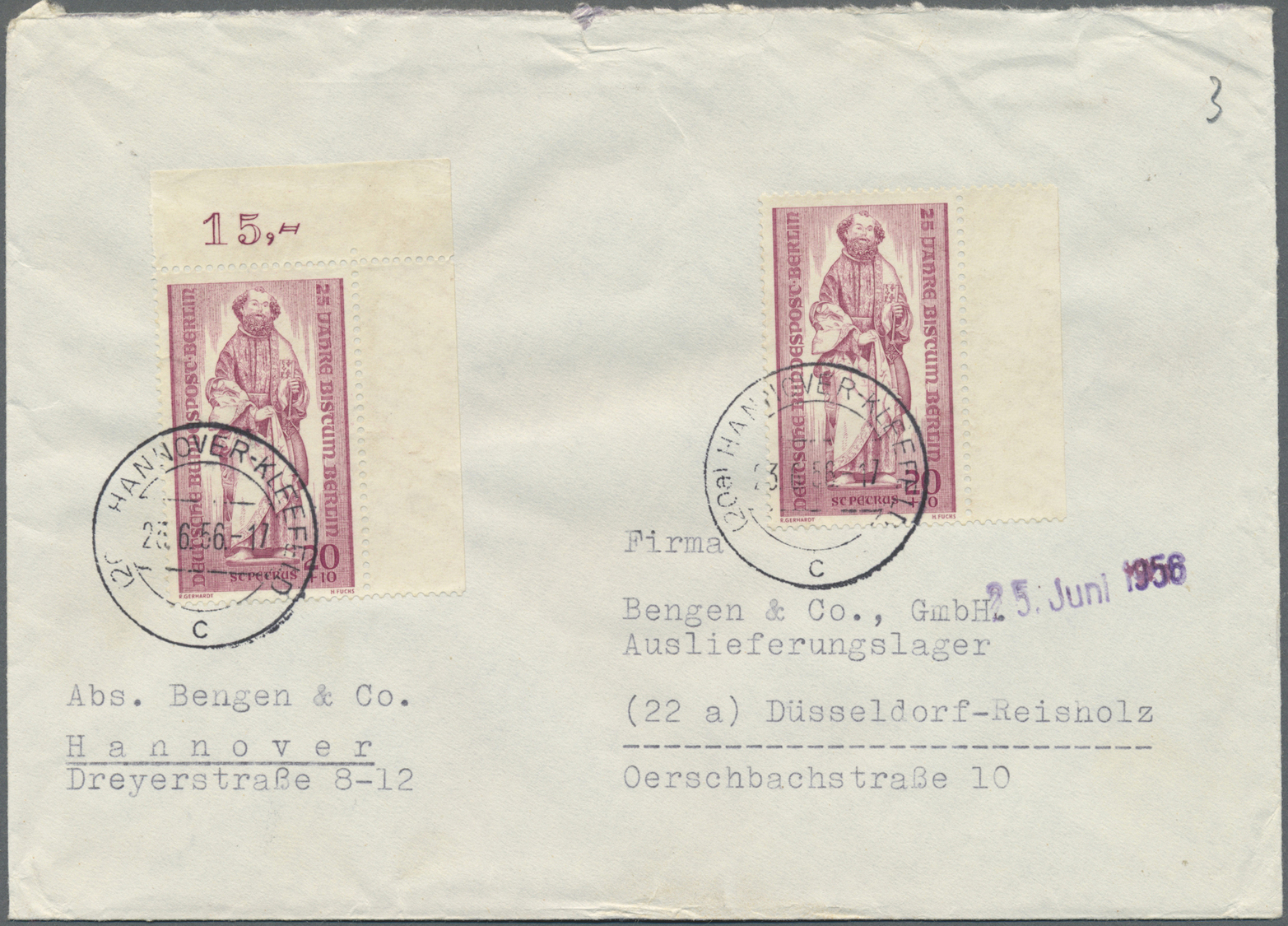 Br/GA Bundesrepublik Und Berlin: 1948/1964, Vielseitige Partie Von Ca. 90 Briefen, Karten Und Ganzsachen, - Collections
