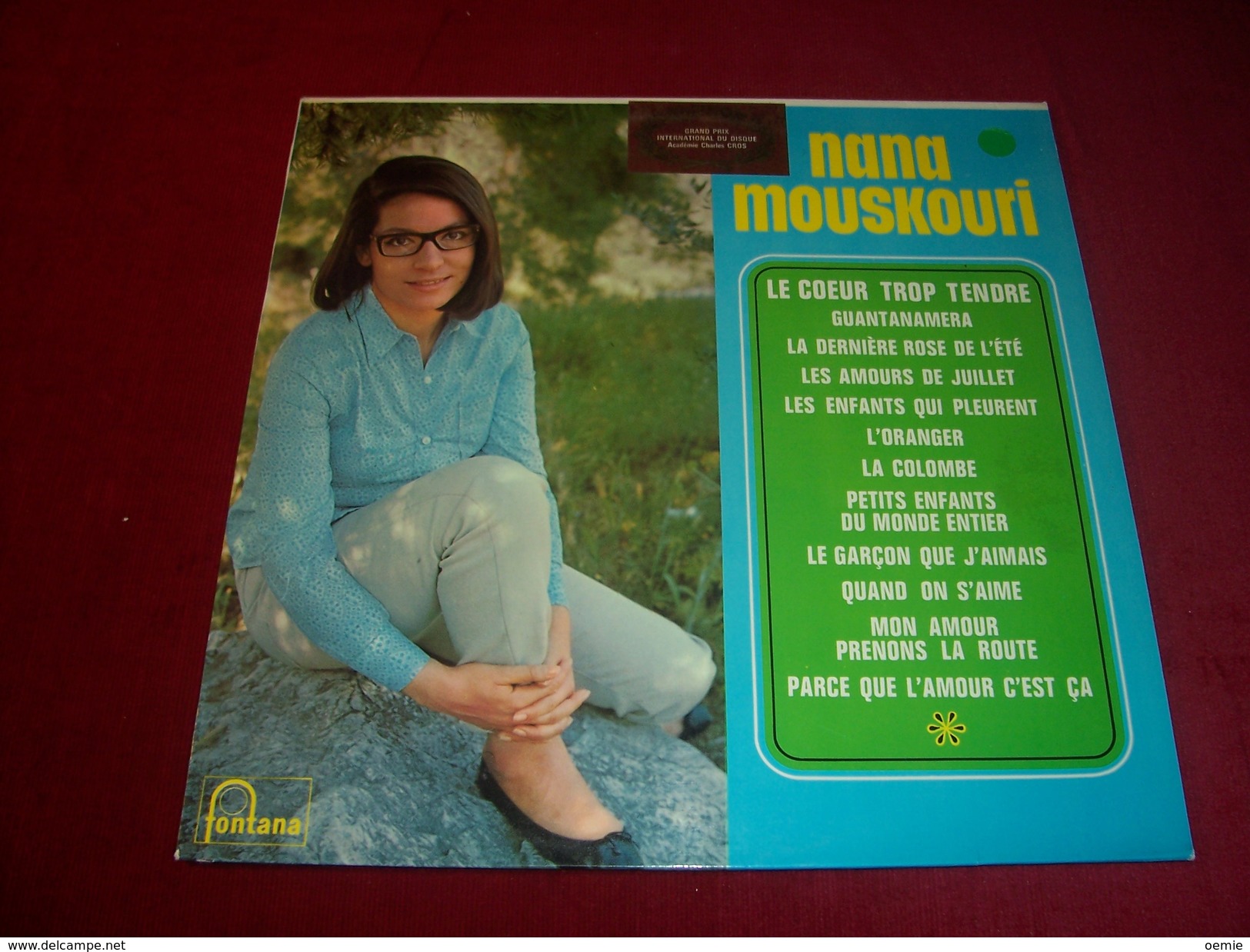 NANA  MOUSKOURI  °  LE COEUR TROP TENDRE - Other & Unclassified