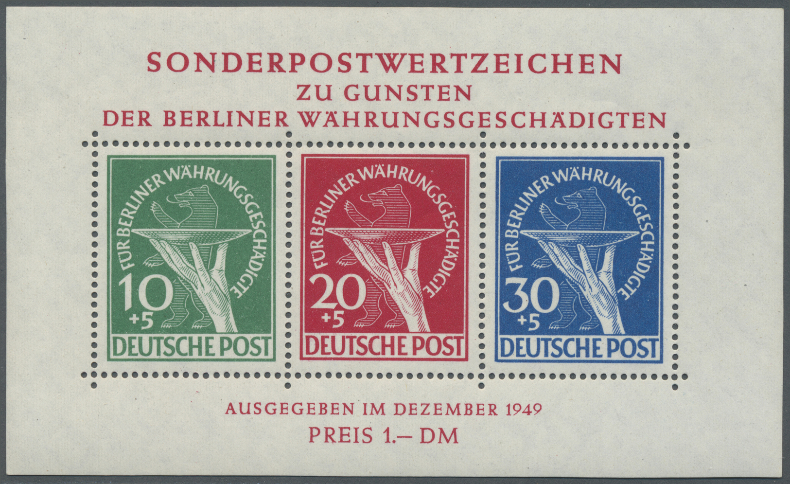 ** Berlin: 1948/1959, Postfrischer Sammlungsposten Auf Steckseiten, Dabei MiNr. 1/20 (2), 21/34 (3), 42 - Autres & Non Classés