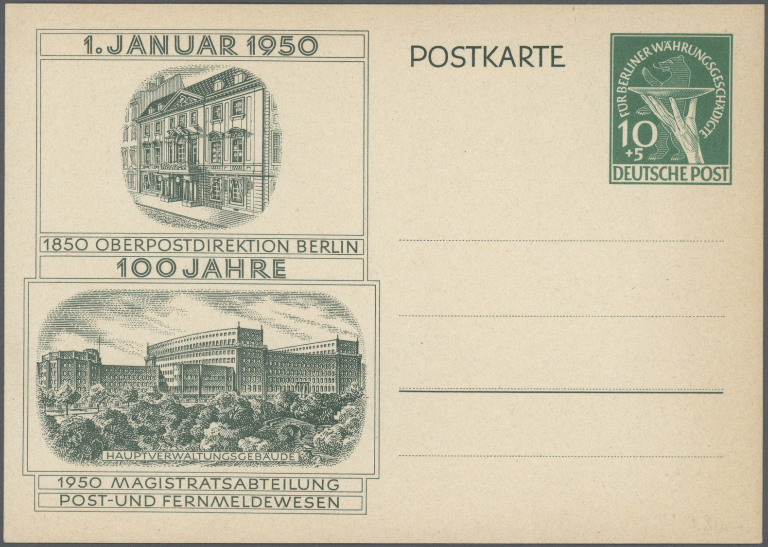 GA Berlin - Ganzsachen: Ab 1949, Partie Von Ca. 200 Ganzsachenkarten/-umschlägen Ab Währungsgeschädigte - Andere & Zonder Classificatie