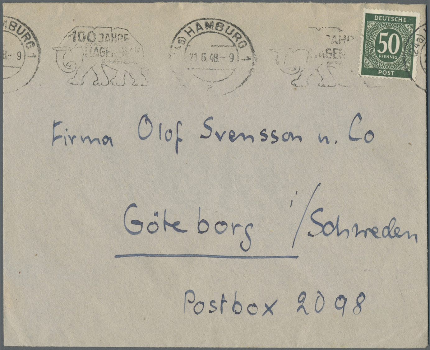 Br Bizone: 1948, Sehr Interessantes Konvolut Mit Ca. 90 Briefen - Schwerpunkt Eine Firmenkorrespondenz - Andere & Zonder Classificatie