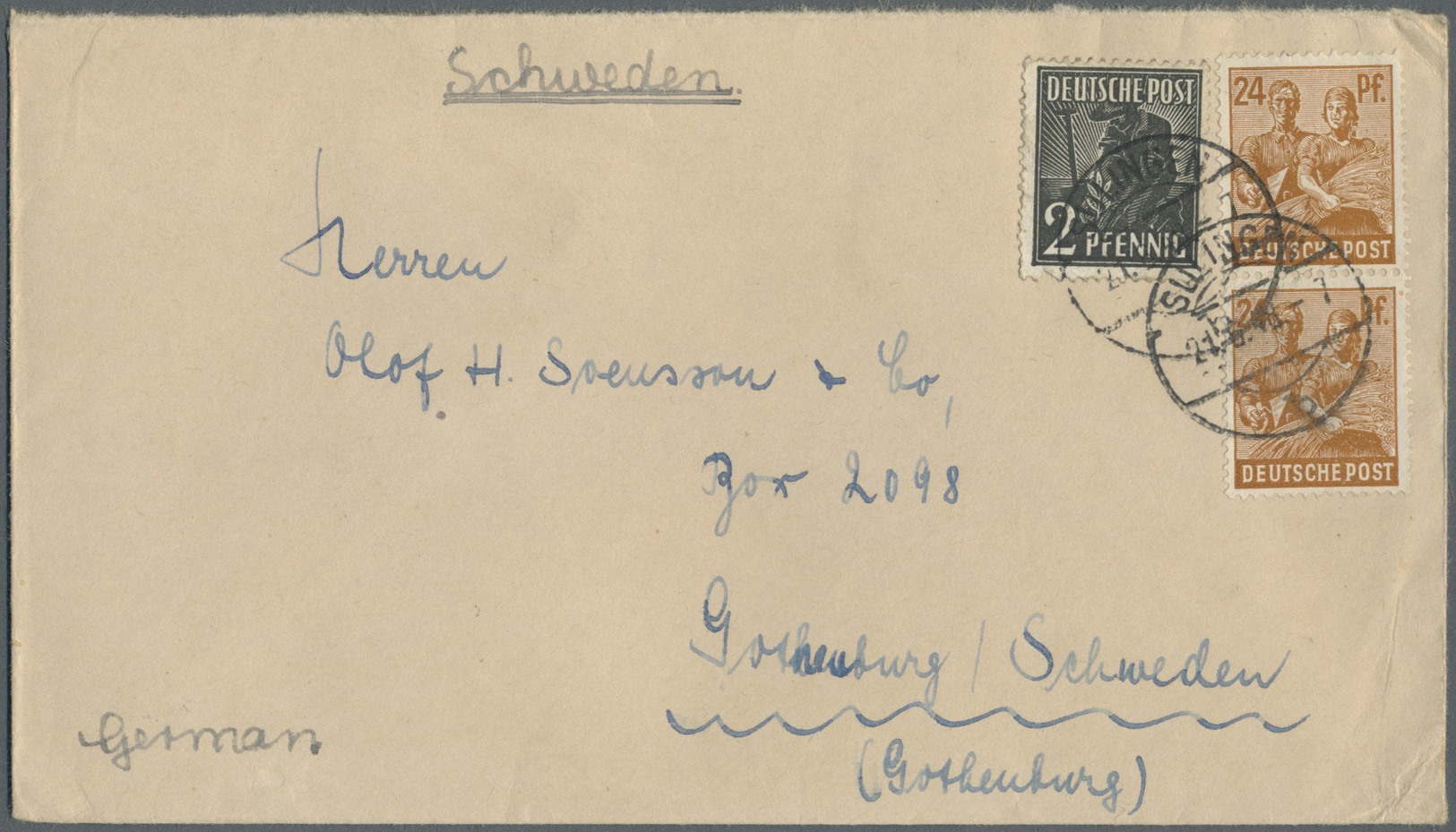 Br Bizone: 1948, sehr interessantes Konvolut mit ca. 90 Briefen - Schwerpunkt eine Firmenkorrespondenz