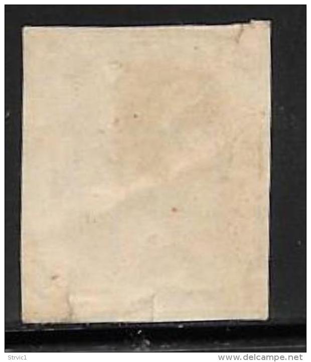 Greece, Scott # 8 Unused No Gum Hermes, 1862, CV$350.00, Small Tears At Top And Bottom - Unused Stamps