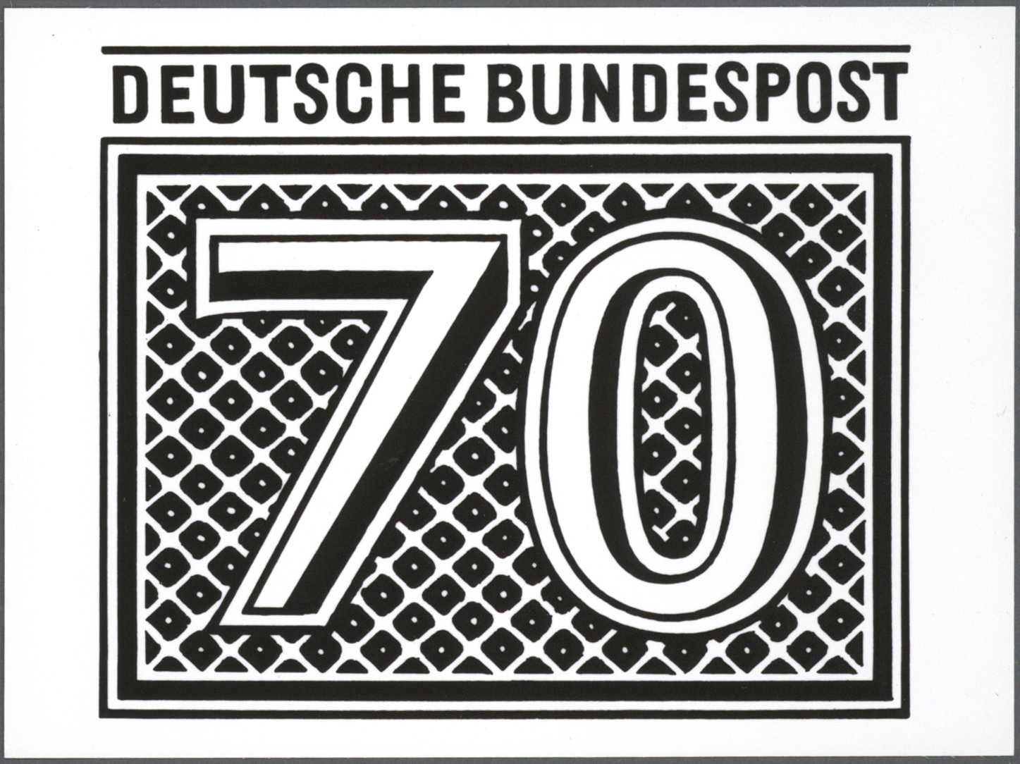 Bundesrepublik - Besonderheiten: 1966/1967, Neue Dauerserie, Sammlung Von 61 S/w-Fotoessays Zeichnun - Andere & Zonder Classificatie