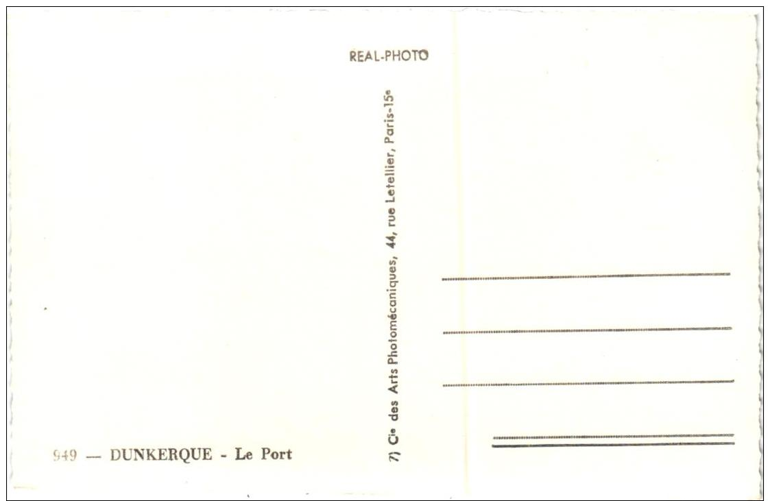 EN AVION AU DESSUS DE DUNKERQUE ,PORT D'ECHOUAGE,JOLI PLAN    REF 53856 - Dunkerque