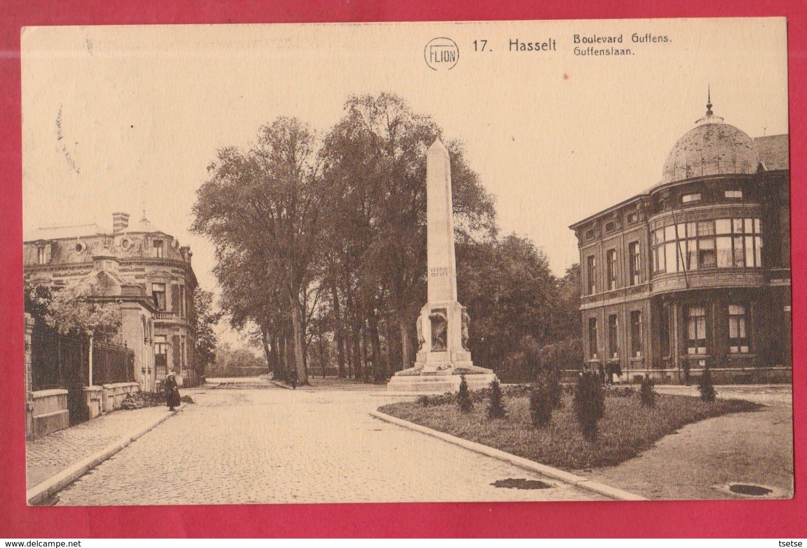 Hasselt - Guffenslaan -1924 ( Verso Zien ) - Hasselt