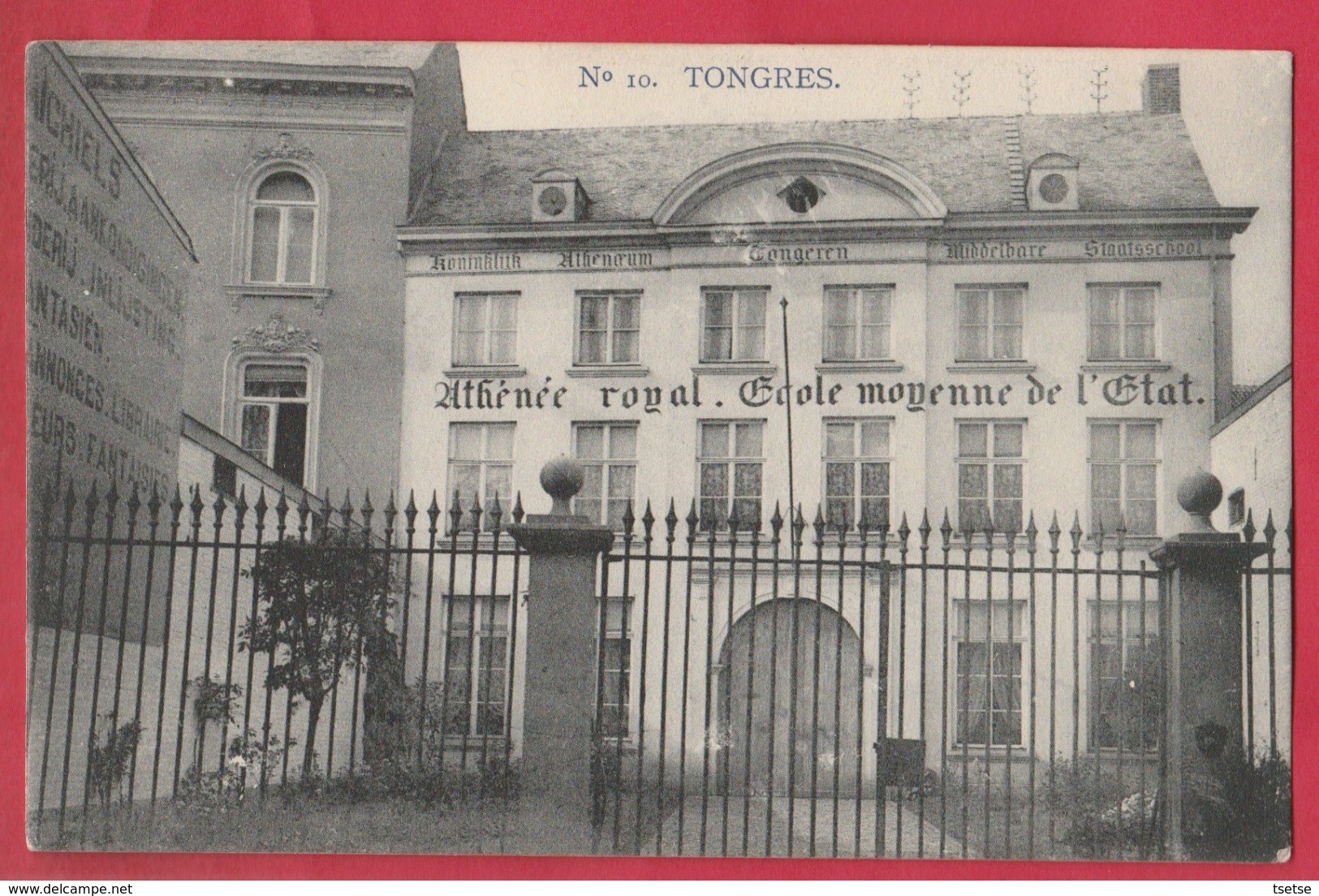 Tongeren / Tongres - Athénée Royal - Ecole Moyenne De L'Etat - 1908 ( Verso Zien ) - Tongeren