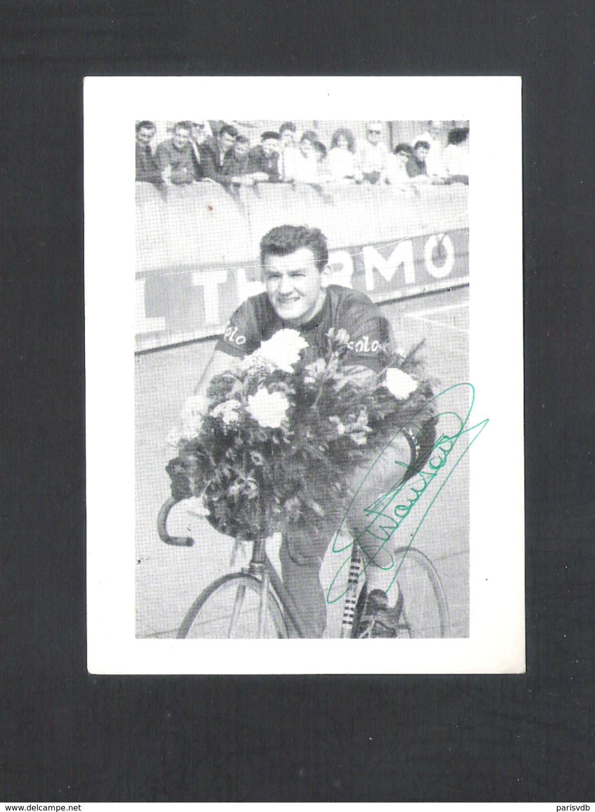 WIELRENNER - CYCLISTE - COUREUR  JOS WAUTERS - SOLO  - FOTOKAART  + HANDTEKENING (8957) - Cyclisme