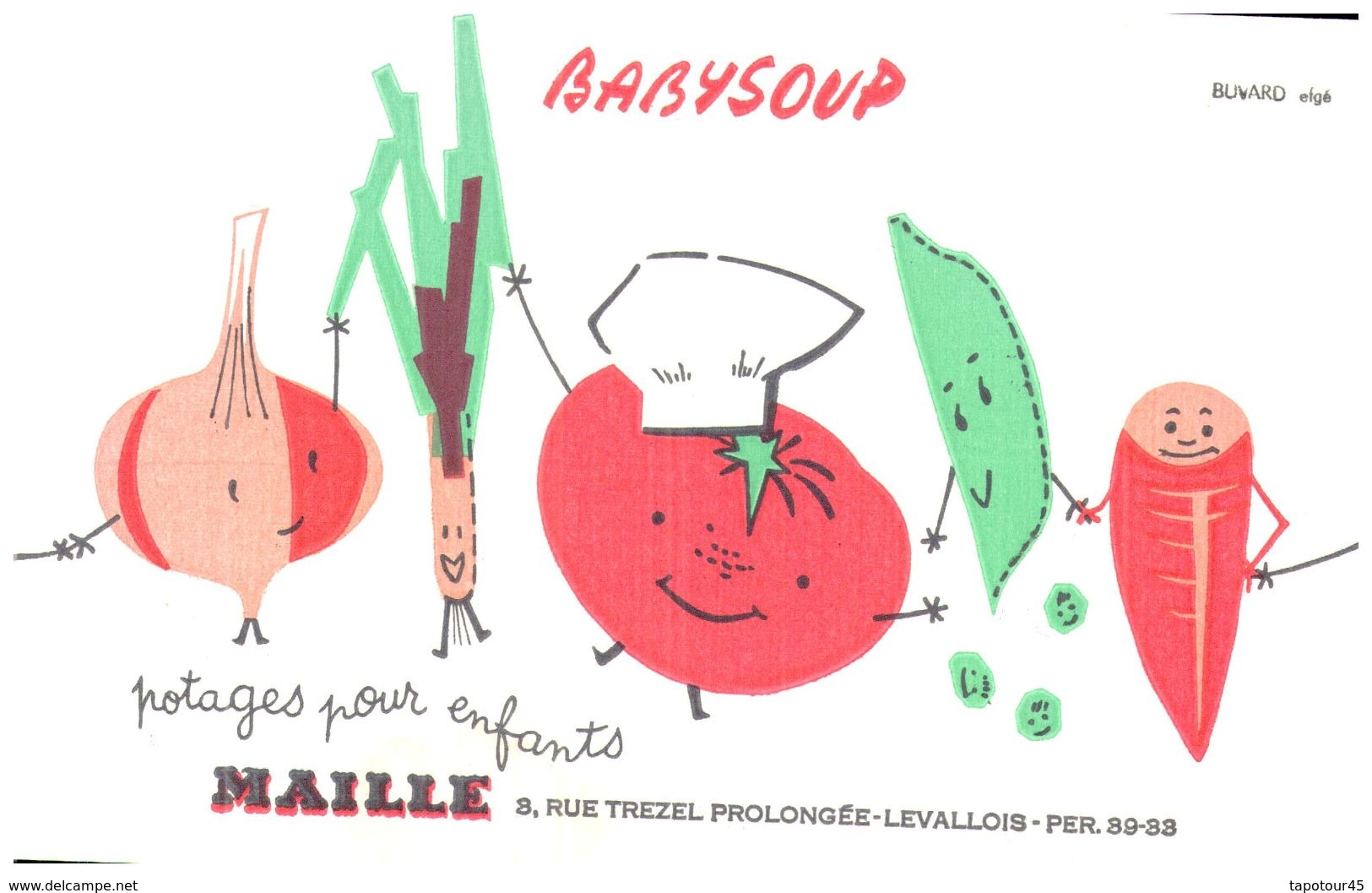 Po BM/Buvard Babysoup Maille  (Format 21 X 14)(N= 1) - Soups & Sauces