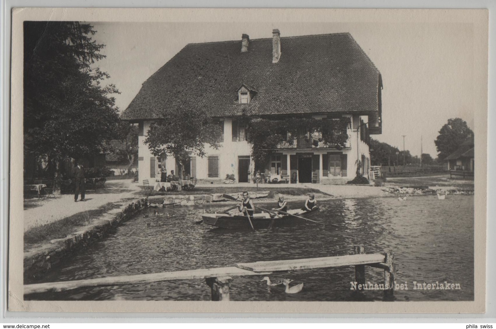 Strandbad Neuhaus Bei Interlaken - Animee - Photo: Brügger - Brügg