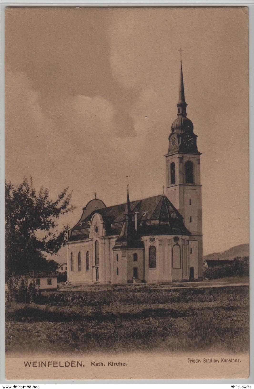 Weinfelden - Kath. Kirche - Photo: Friedr. Stadler - Weinfelden