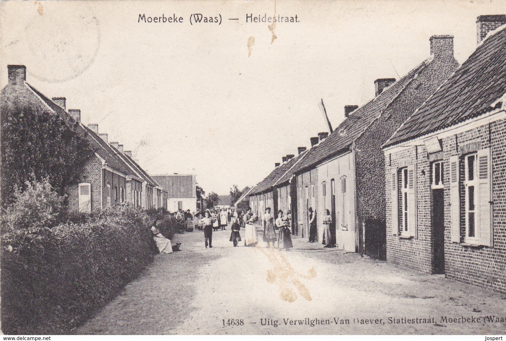 Moerbeke-Waas, Heidestraat, 2 Scans - Mörbeke-Waas