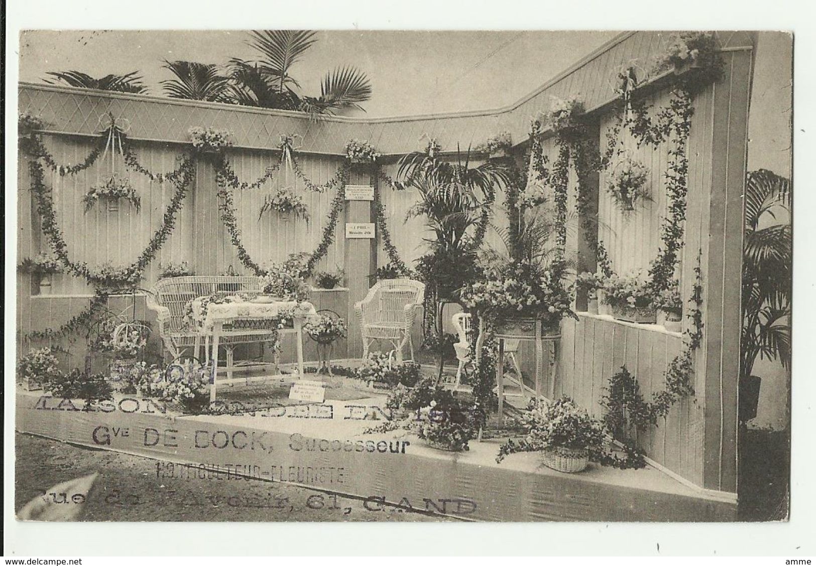 Gent   *   Gve. De Bock, Horticulteur-fleuriste (Rue De L'Avenir, 61) - Gent