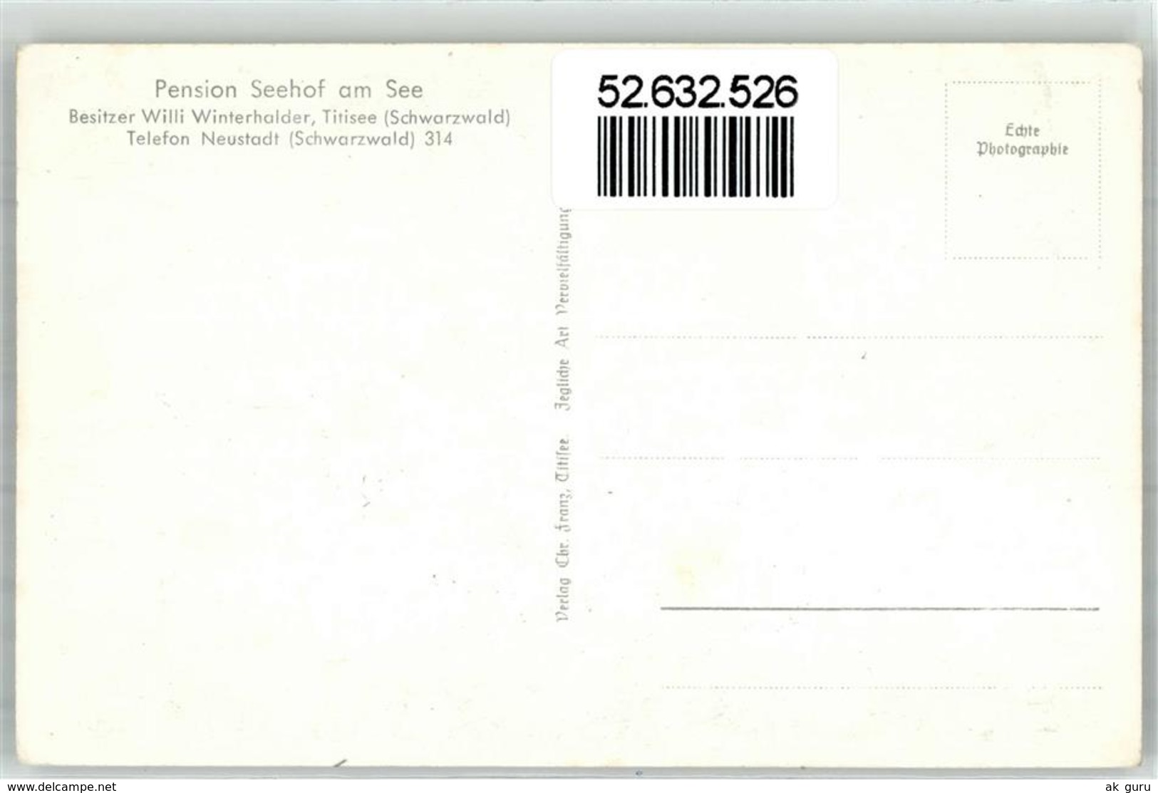 52632526 - Titisee Titisee-Neustadt - Titisee-Neustadt