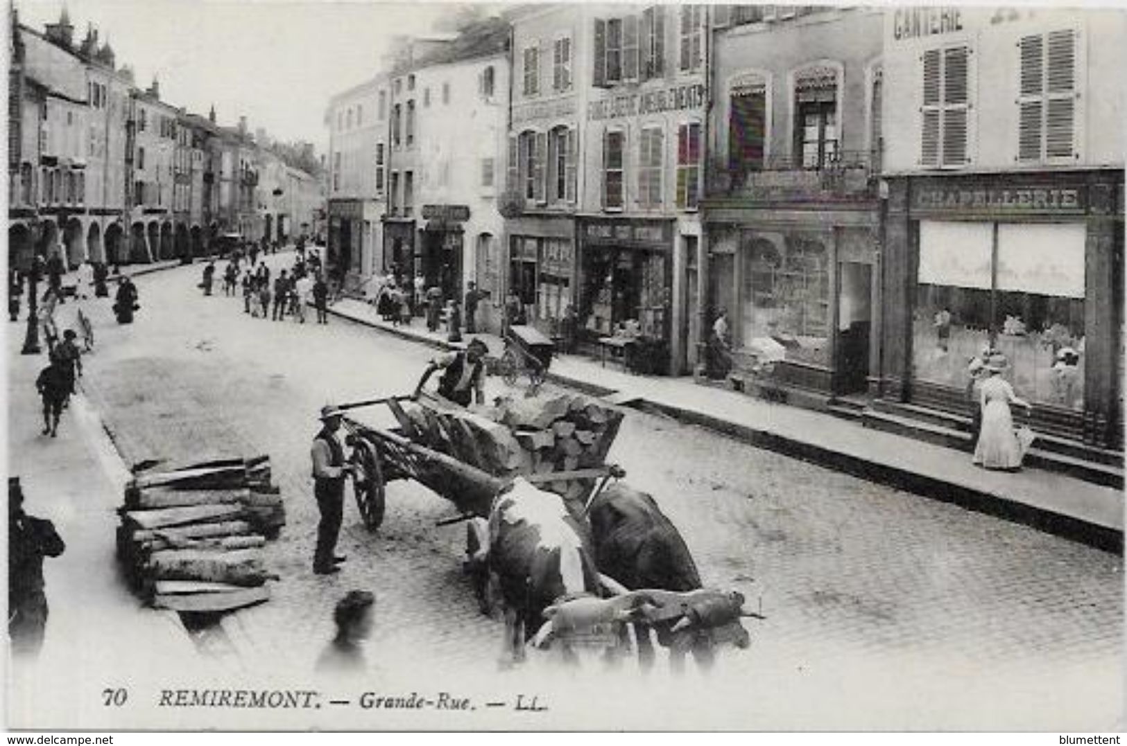 CPA  Attelage Campagne Travaux Des Champs Métier Non Circulé Remiremont Vosges - Attelages