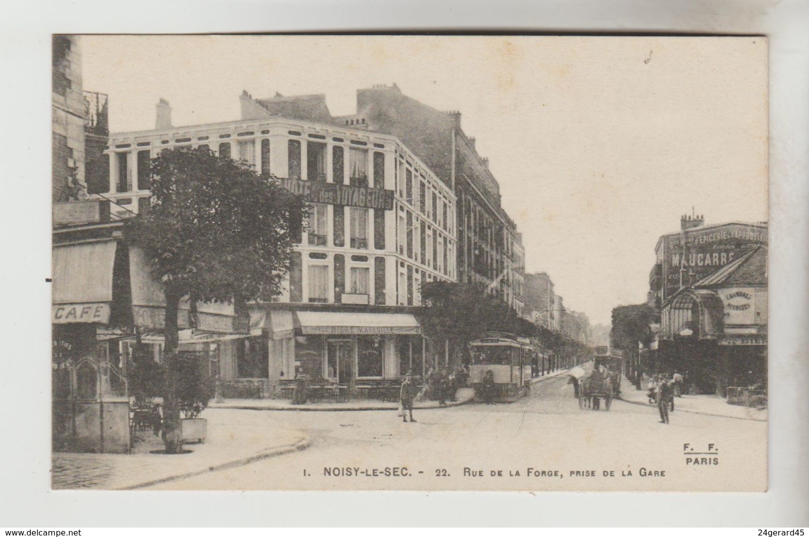 CPA NOISY LE SEC (Seine Saint Denis) - Rue De La Forge Prise De La Gare - Noisy Le Sec