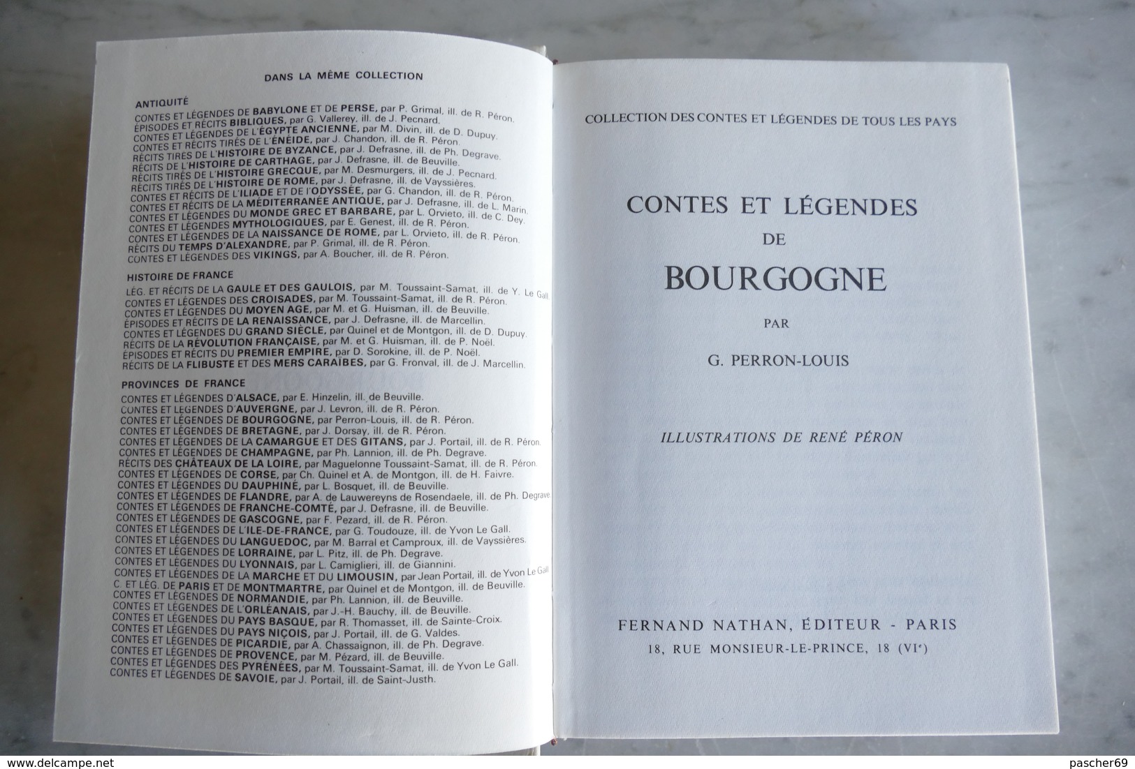 CONTES ET LEGENDES DE BOURGOGNE     / L 3 - Bourgogne