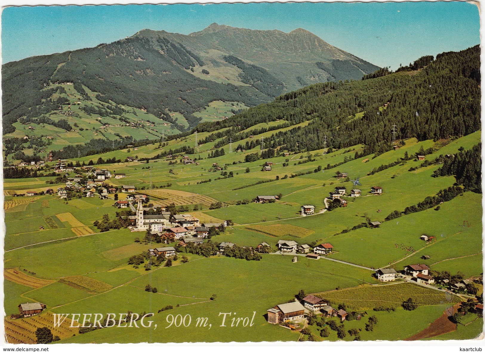 Weerberg , 900 M. Mit Kellerjoch, 2344 M. - (Tirol, Austria) - Schwaz